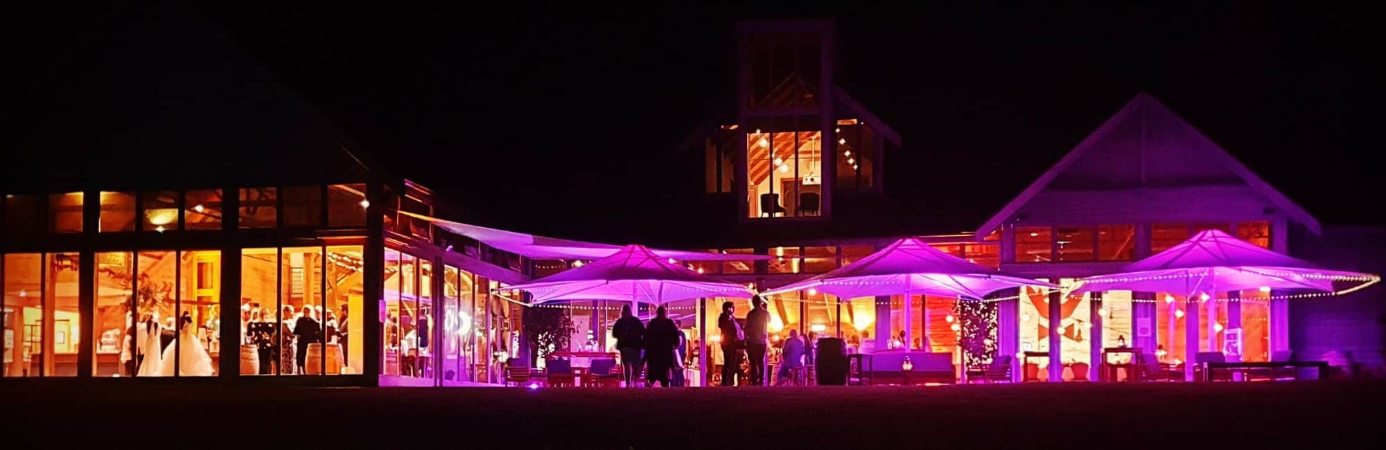 Hobart Events | Up Lighting Hire at Frogmore Creek