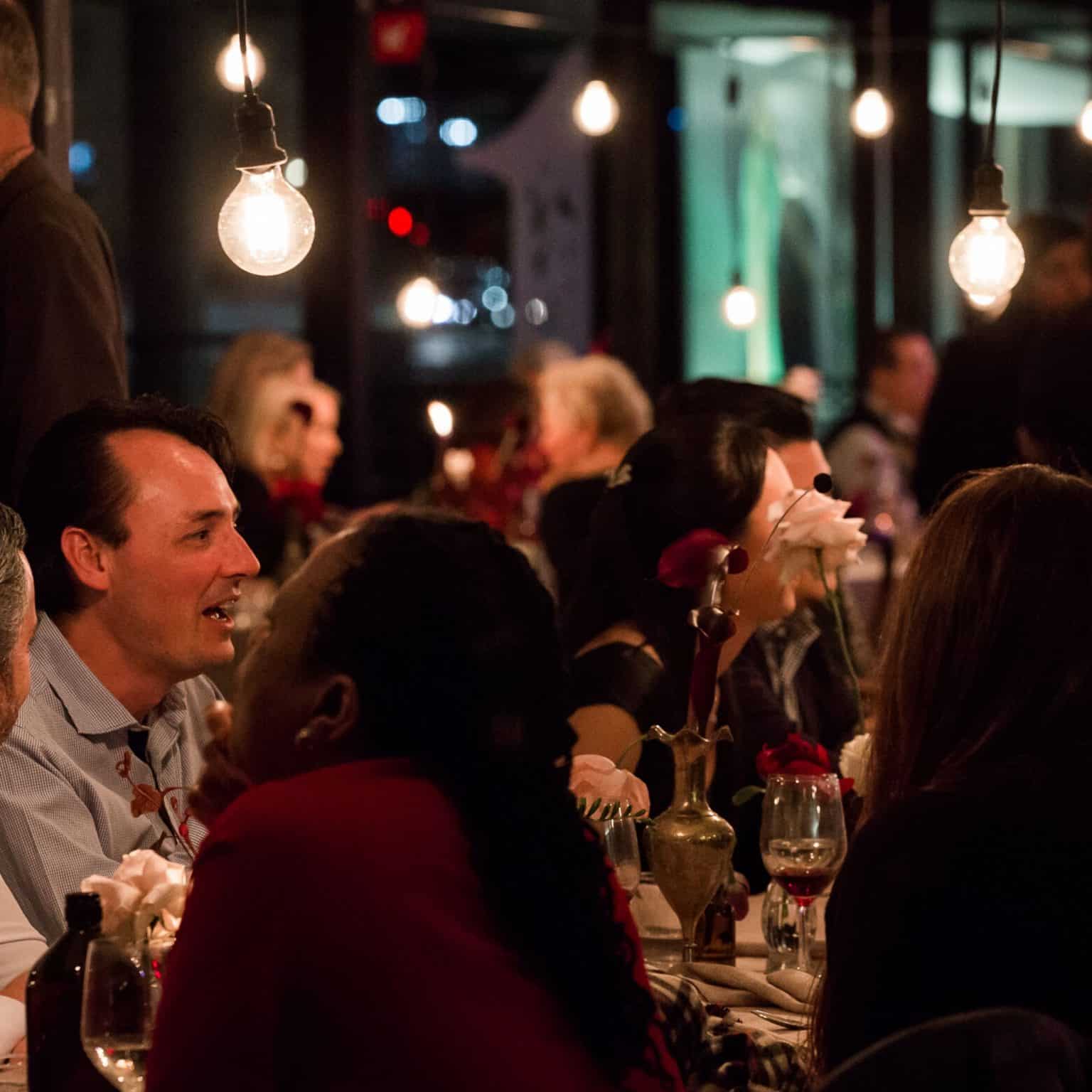 Hobart Events | Corporate Festoon Pendant Lighting Hire at The Berth Deck at Brooke St Larder by Photographer Natasha Mulhall