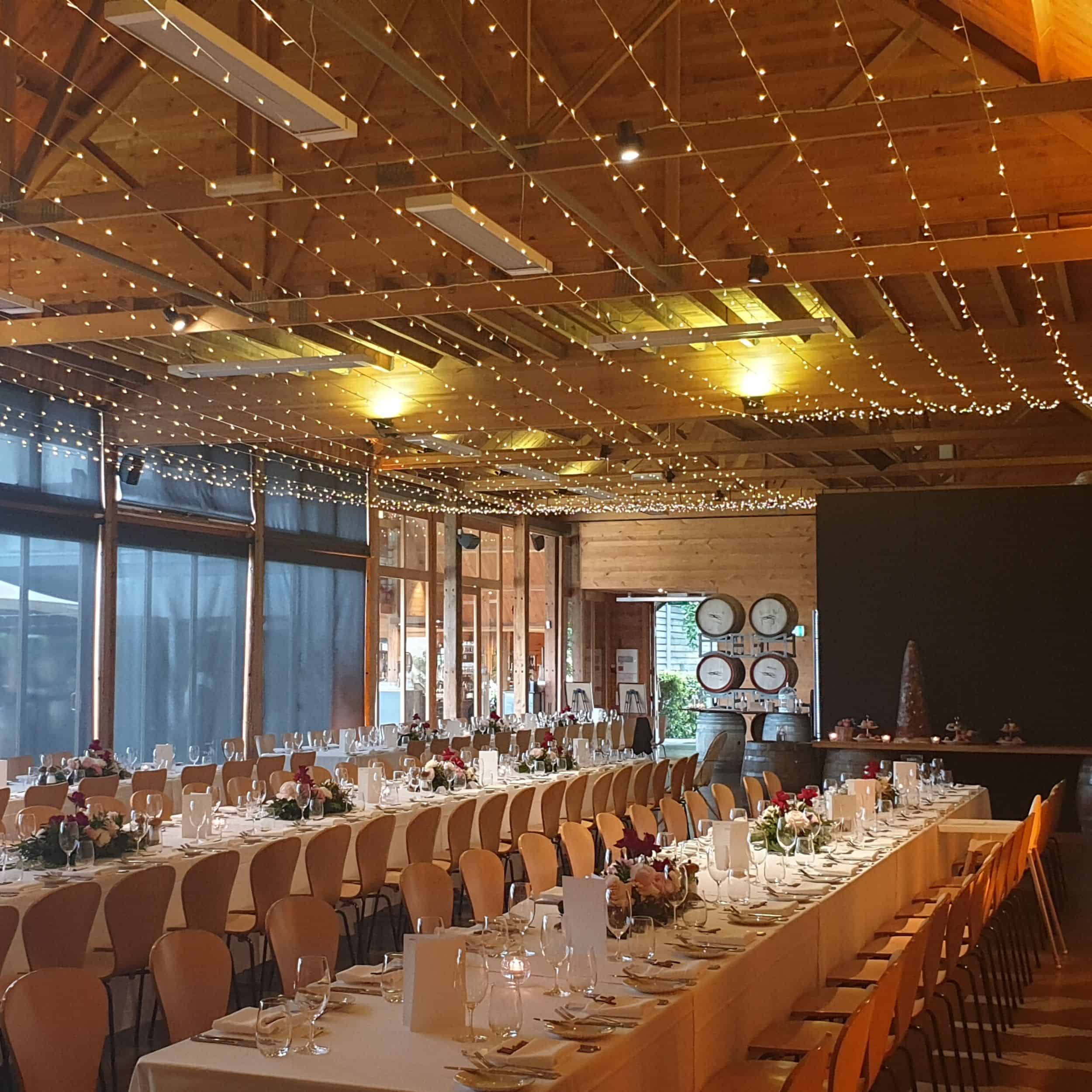 Hobart Events | Fairy Lighting Hire at Frogmore Creek