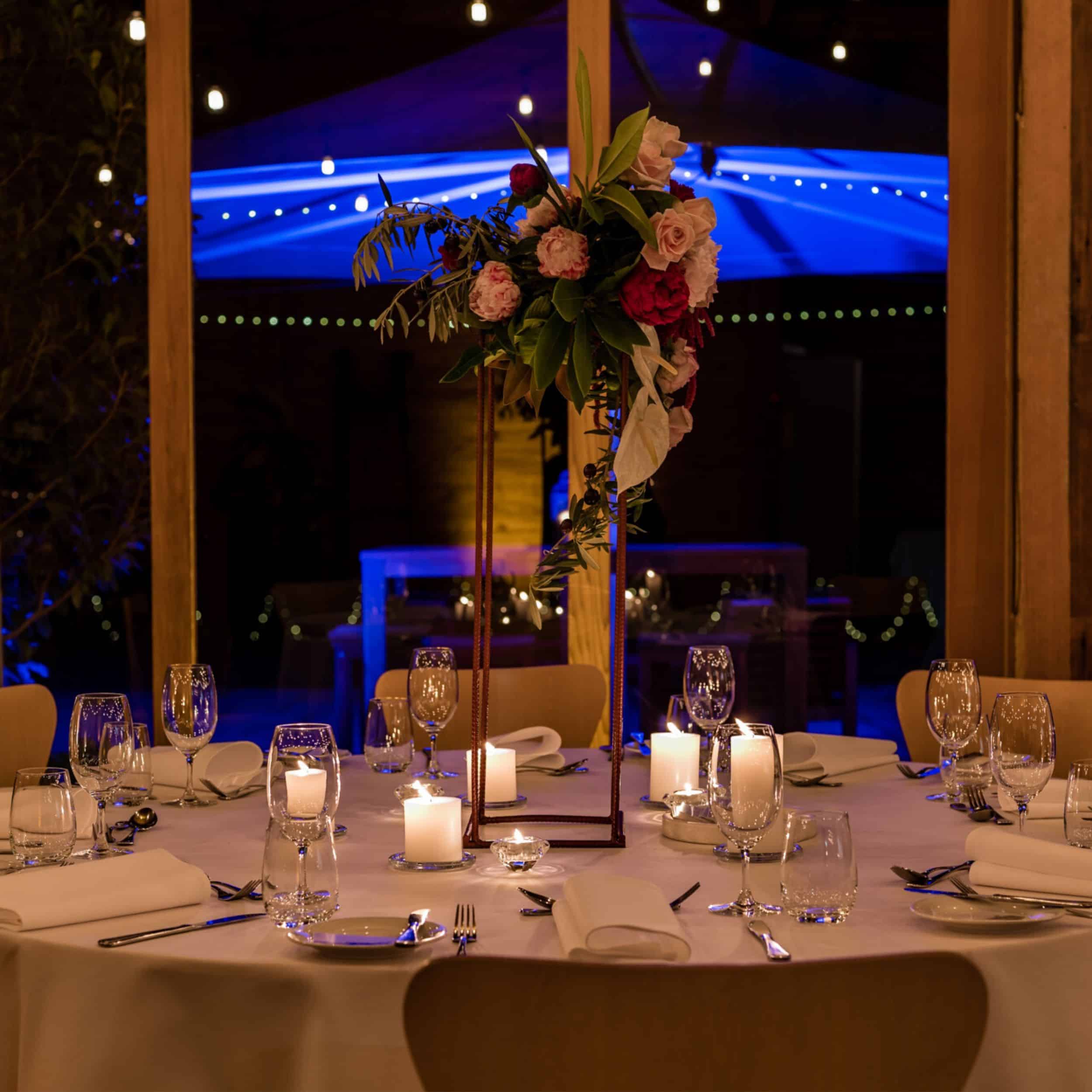 Hobart Events | Wedding Lighting Hire at Frogmore Creek