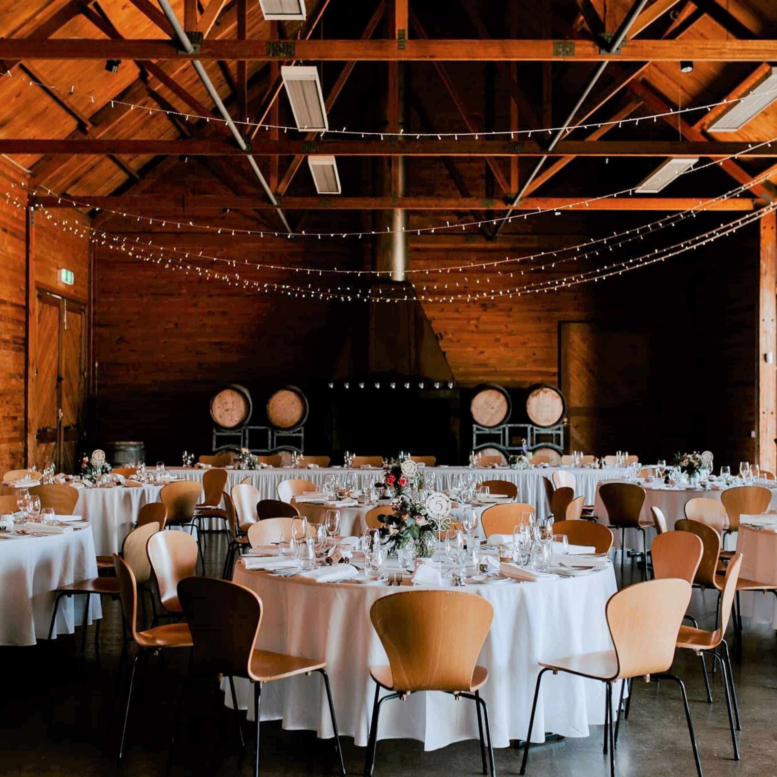 Hobart Events | Wedding Festoon Lighting Hire at Nant Distillery