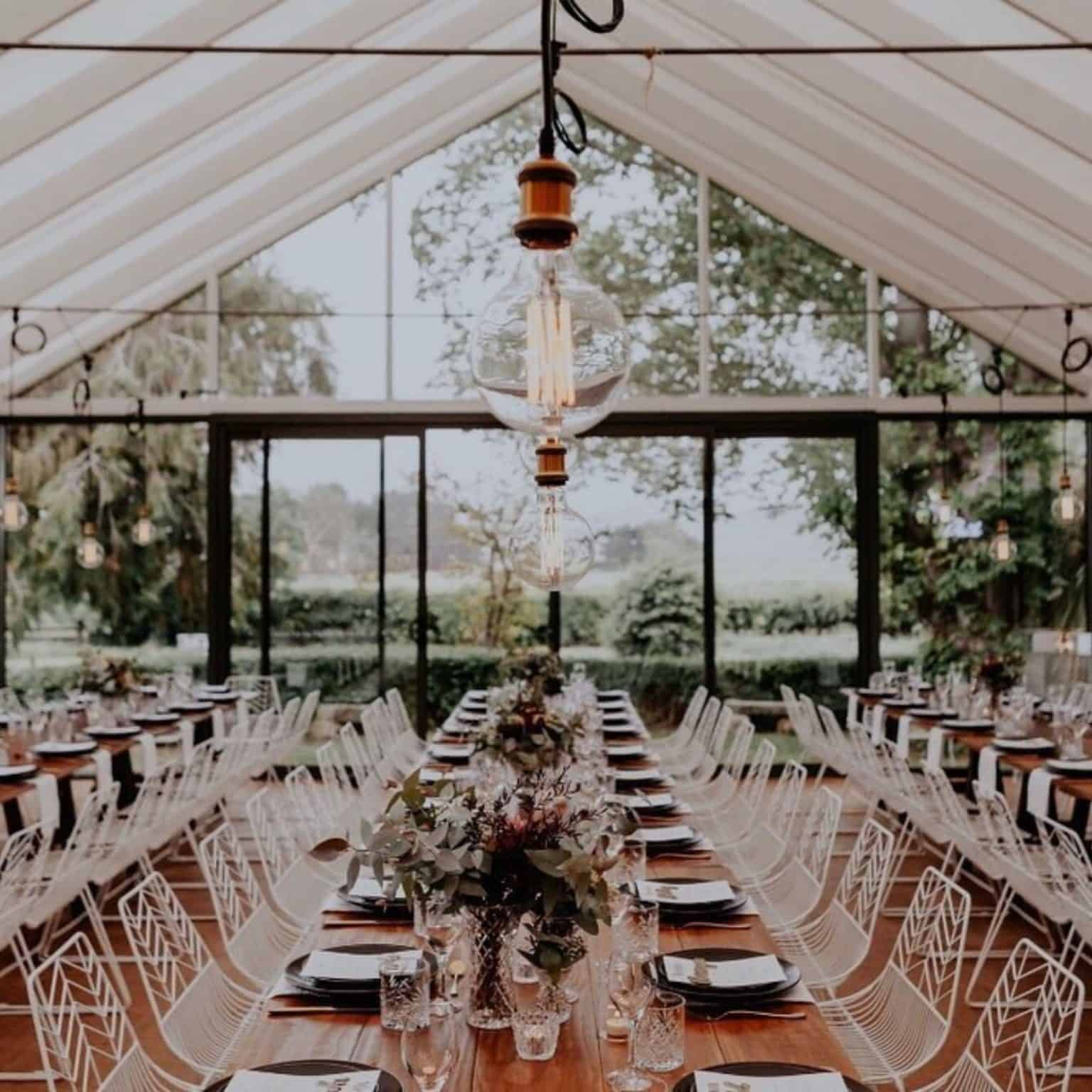 Wedding Festoon Pendant Drop Hire Tasmania